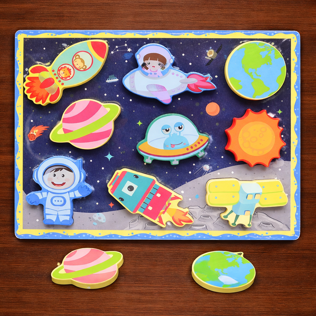 Wooden 3D Interactive Sorting Educational Boards