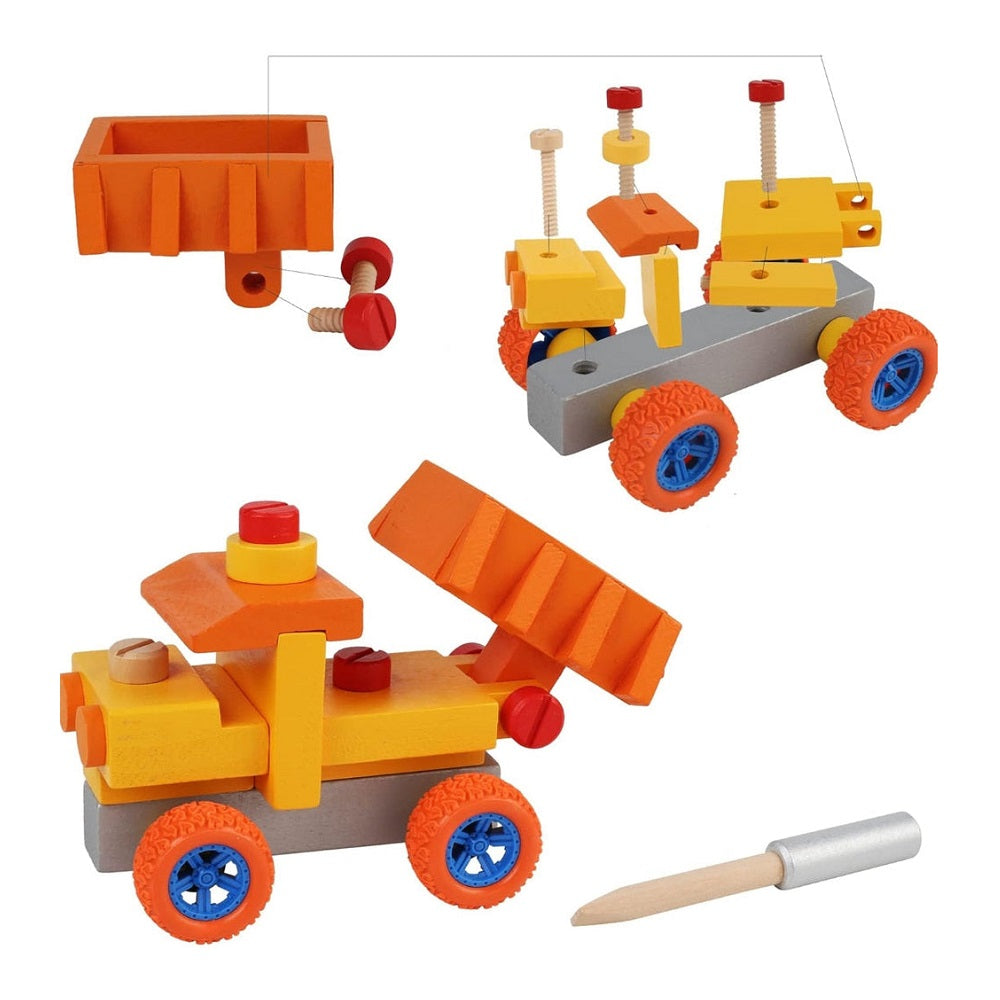 Wooden Little Engineer Reassemble Activity Truck