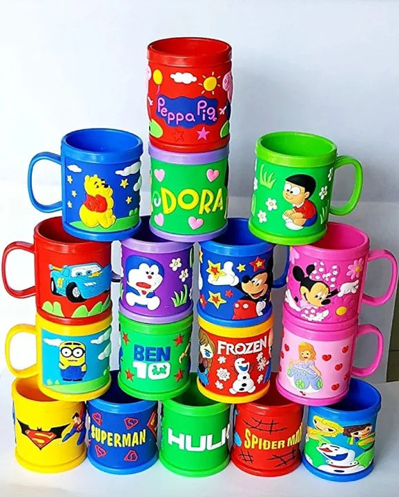 Cartoon Design Silicon cover Cups For Kids
