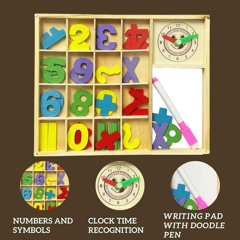 Wooden Computation Study Educational Board