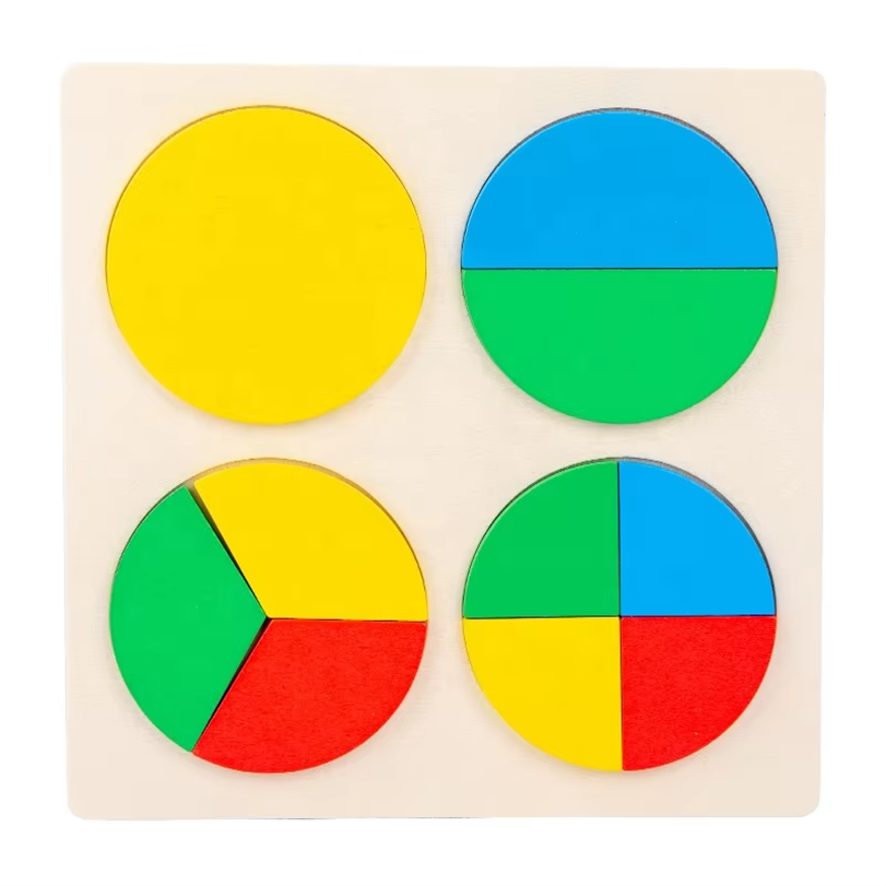 Wooden Multicolor Cognitive Geometry Block Puzzle Boards