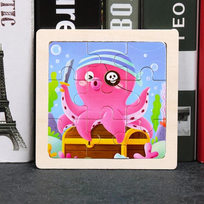 Wooden Montessori Characters Jigsaw Puzzle Boards