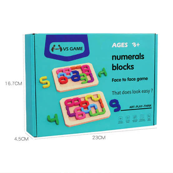 Wooden Numeral Mind Sharpening Puzzle For Kids