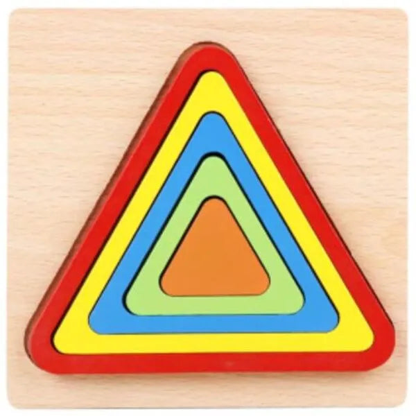 Children's Jigsaw Puzzle Wooden Toys Baby Montessori Learning Match Toys