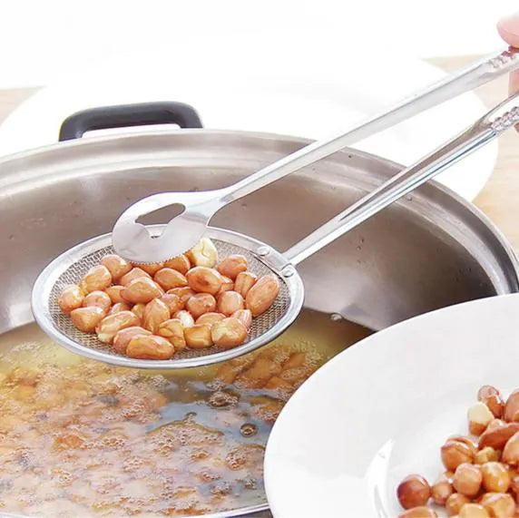 Stainless Steel Strainer Spoon Fried Food Oil Strainer
