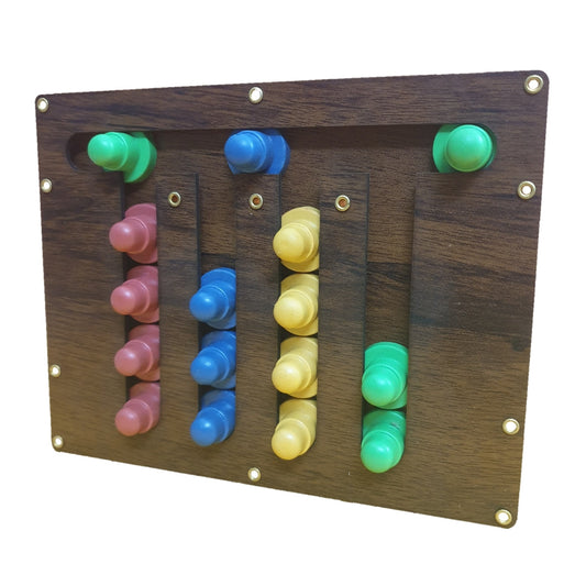 Wooden Colors Sorting Mind Sharpening Activity Game