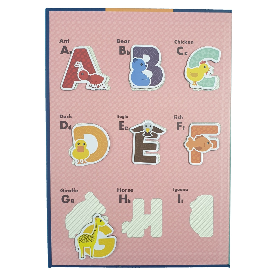 Animal Themed Magnetic Capital Alphabets Sorting Book