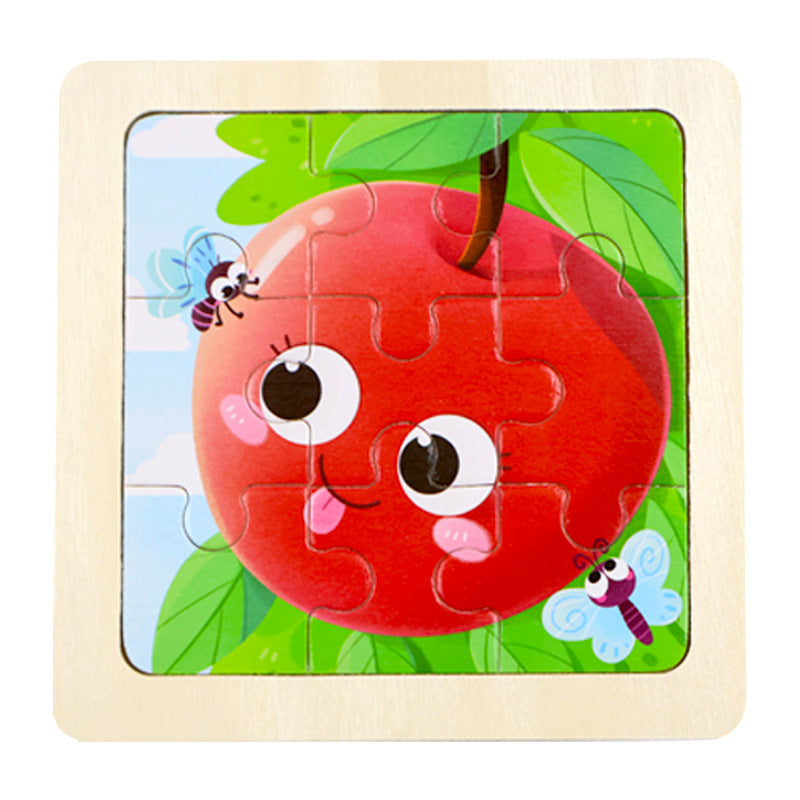 Wooden Montessori Characters Jigsaw Puzzle Boards