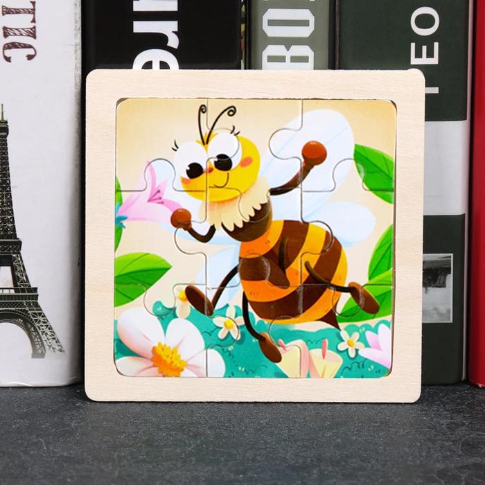 Wooden Montessori Characters Jigsaw Puzzle Boards