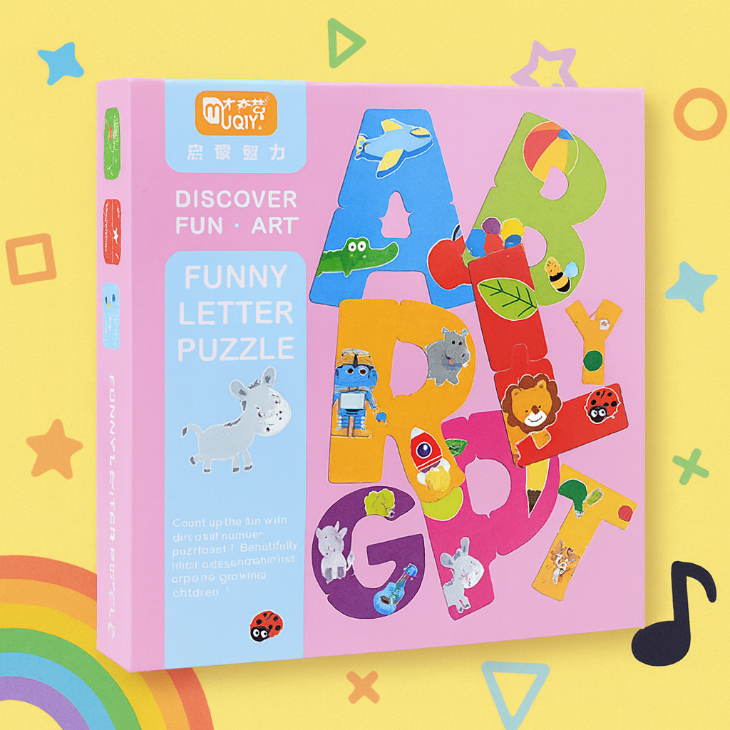Alphabet Cognitive Jigsaw Puzzle Set