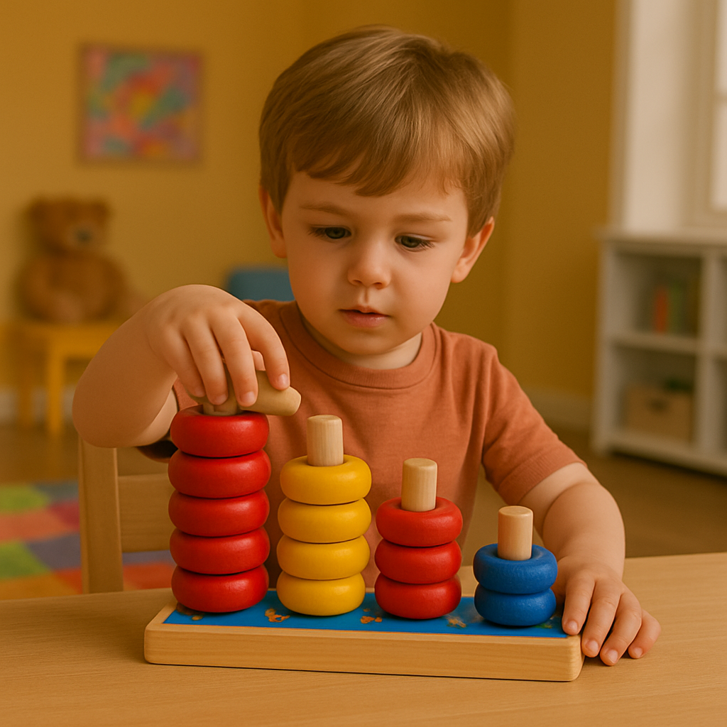Wooden Multicolor Calculation Beads Abacus