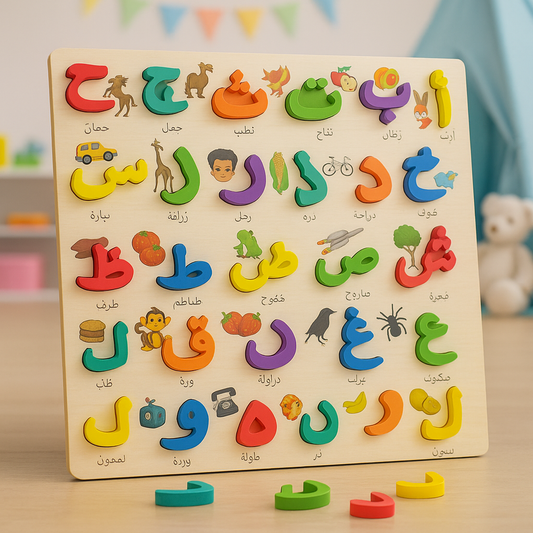Wooden 3D Urdu/Arabic Words Sorting Board