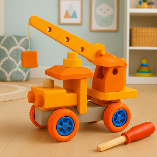 Wooden Little Engineer Reassemble Activity Truck