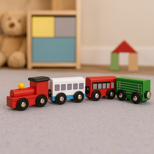 Wooden Classic Magnetic Train Set