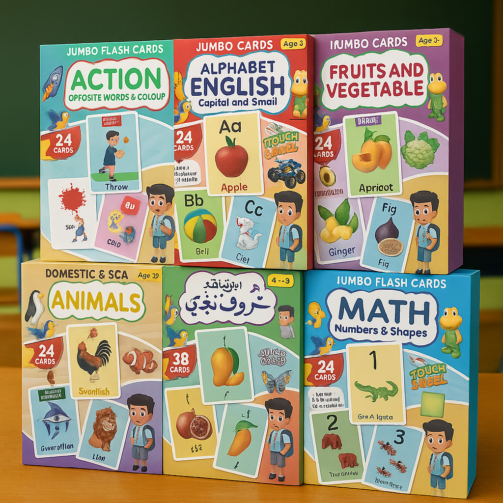 6-in-1 Flash Cards Learning Bundle – The Ultimate Starter Pack