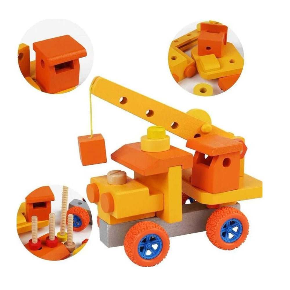 Wooden Little Engineer Reassemble Activity Truck