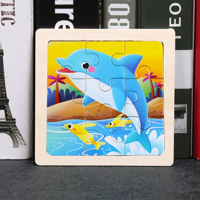 Wooden Montessori Characters Jigsaw Puzzle Boards