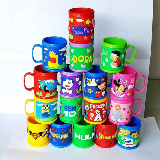 Cartoon Design Silicon cover Cups For Kids