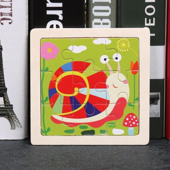 Wooden Montessori Characters Jigsaw Puzzle Boards
