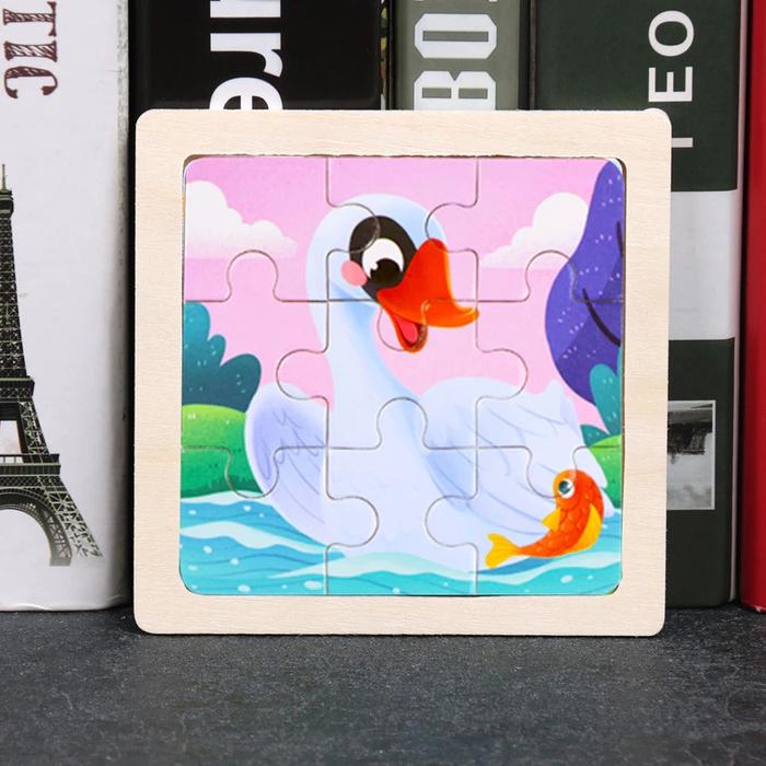 Wooden Montessori Characters Jigsaw Puzzle Boards