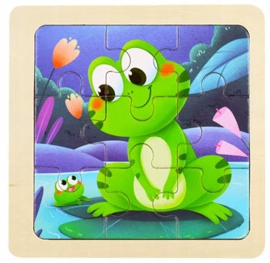 Wooden Montessori Characters Jigsaw Puzzle Boards