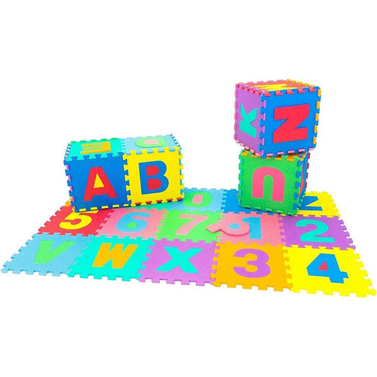 Alphabet & Numbers Big 36 Pcs Activity Foam Mat