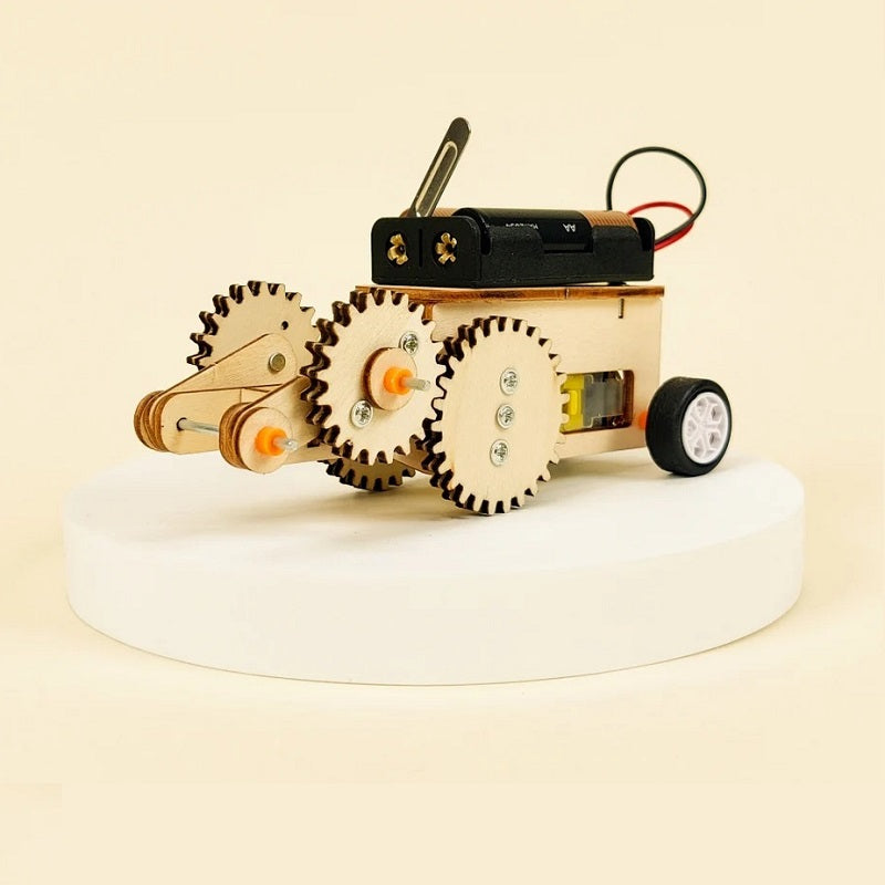 Wooden DIY Science Experiment Gear Shuttle Models