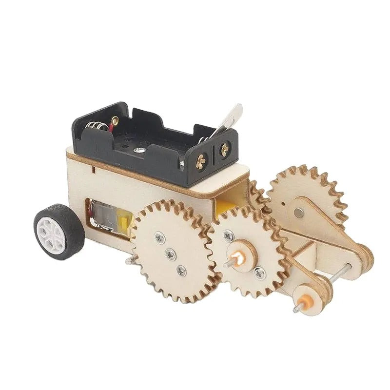 Wooden DIY Science Experiment Gear Shuttle Models