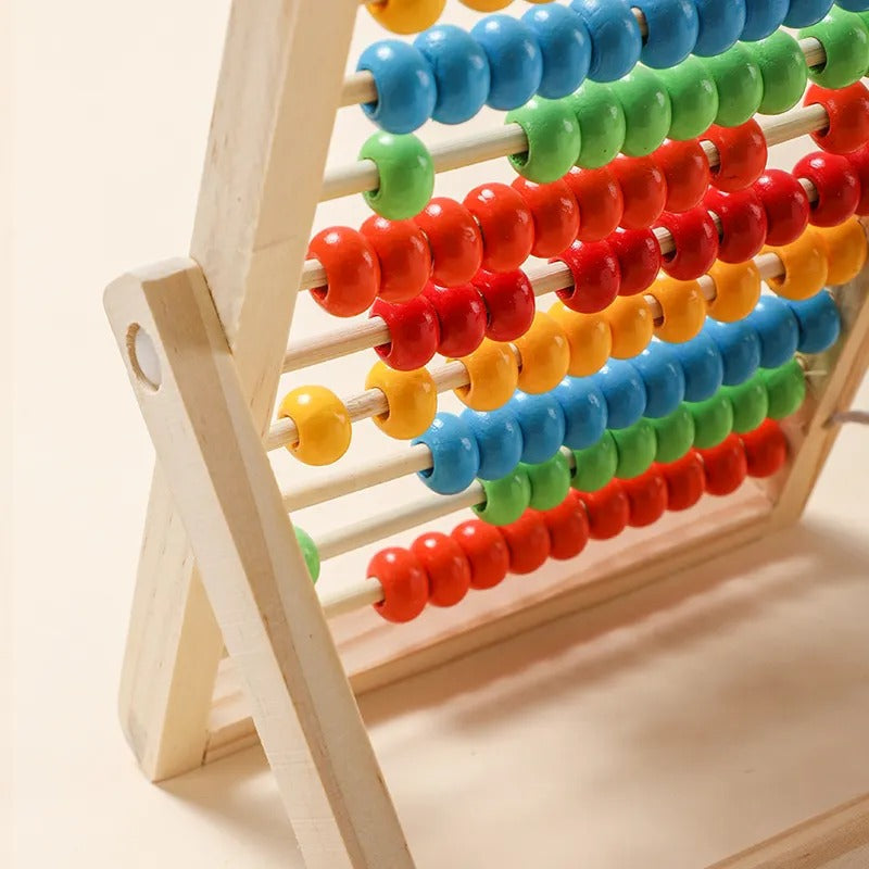 Wooden Multicolor Abacus Counting Rack