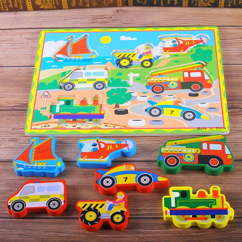 Wooden 3D Interactive Sorting Educational Boards