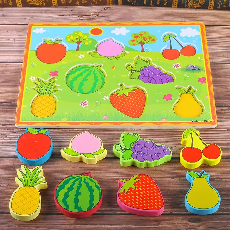 Wooden 3D Interactive Sorting Educational Boards