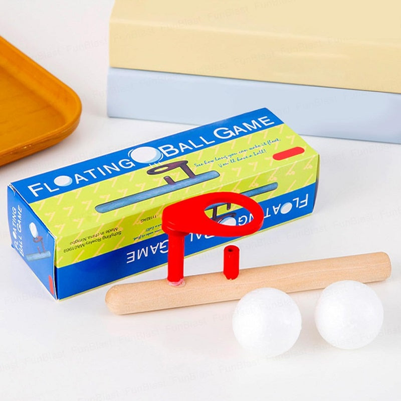 Wooden Floating Blowing Ball Activity Game