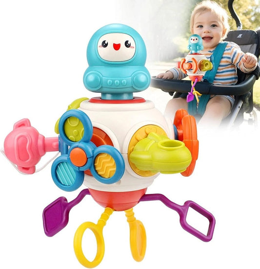 8 In 1 Multifunction Space Busy Teether With Rattles
