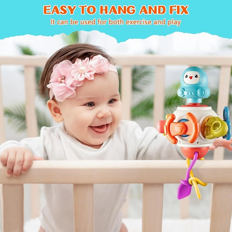 8 In 1 Multifunction Space Busy Teether With Rattles