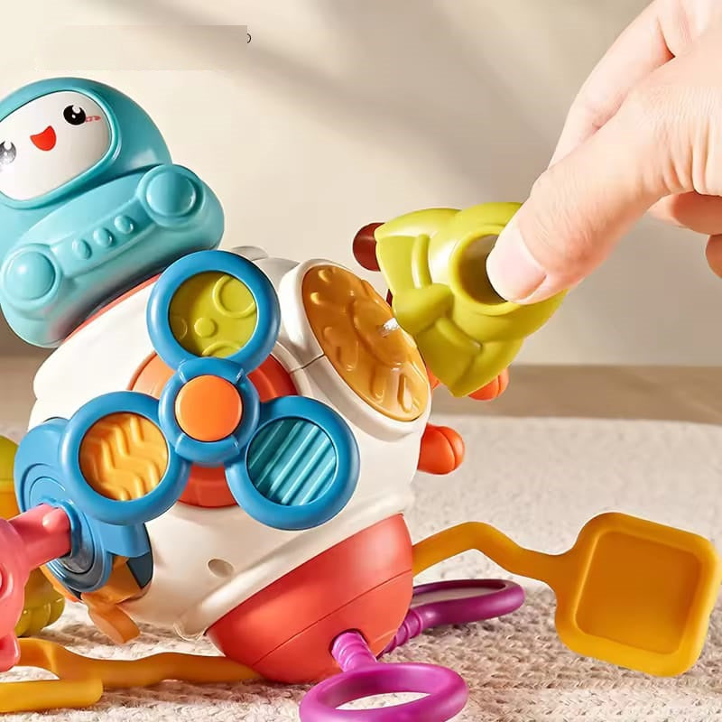 8 In 1 Multifunction Space Busy Teether With Rattles