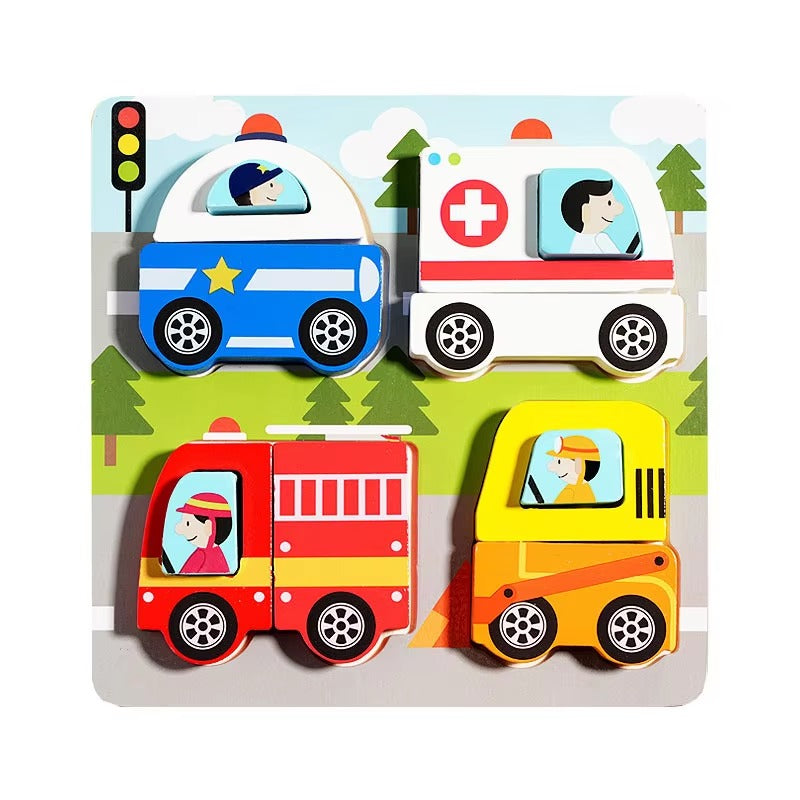 Wooden 3D Montessori Inshape Activity Sorting Board