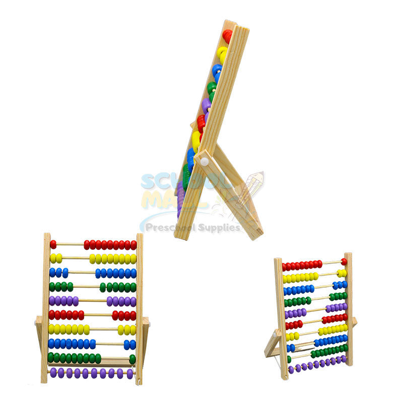 Wooden Abacus with Stand