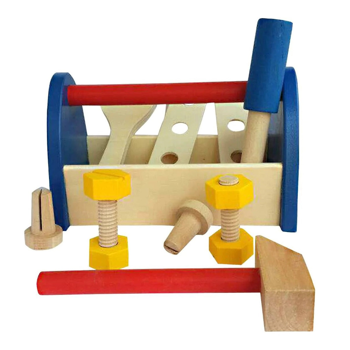 Wooden Multicolor Construction Activity Tool Kit Set