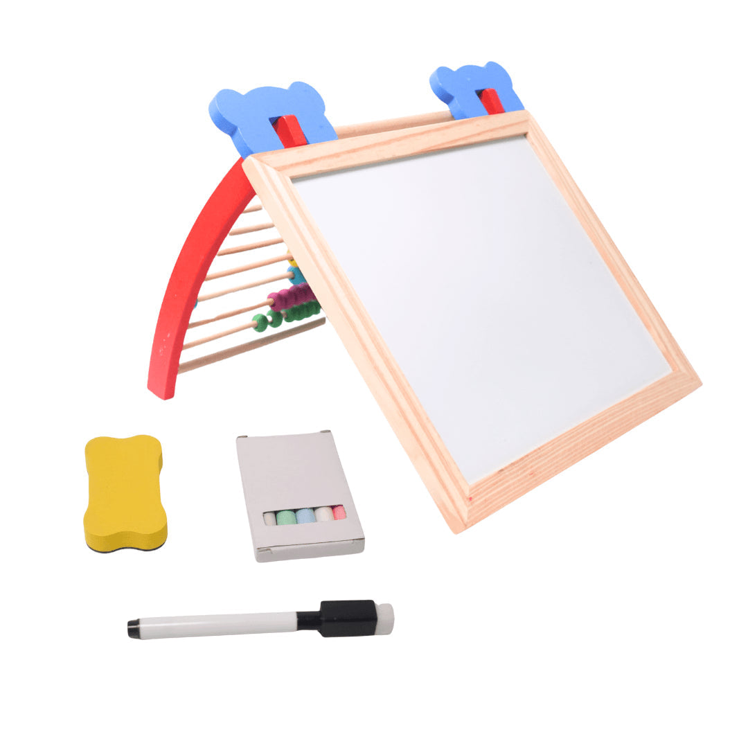 Wooden Multi-Function Educational Activity Board for Kids