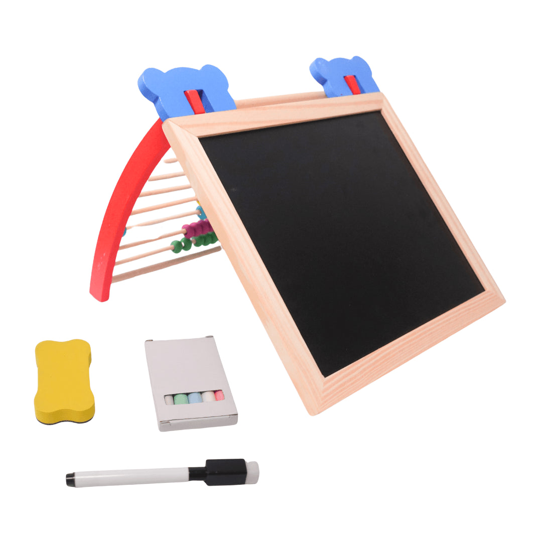 Wooden Multi-Function Educational Activity Board for Kids
