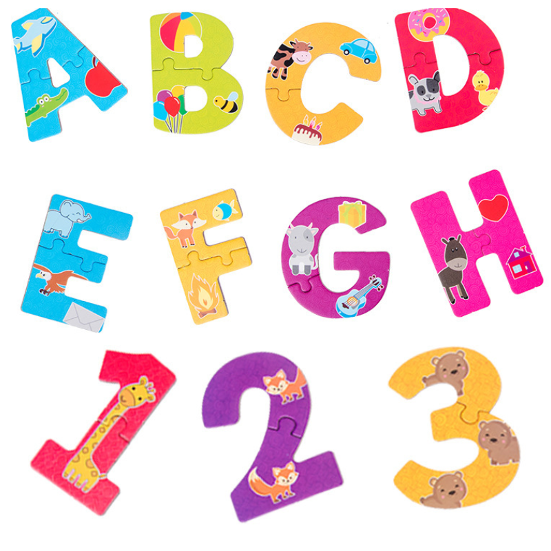 Alphabet Cognitive Jigsaw Puzzle Set