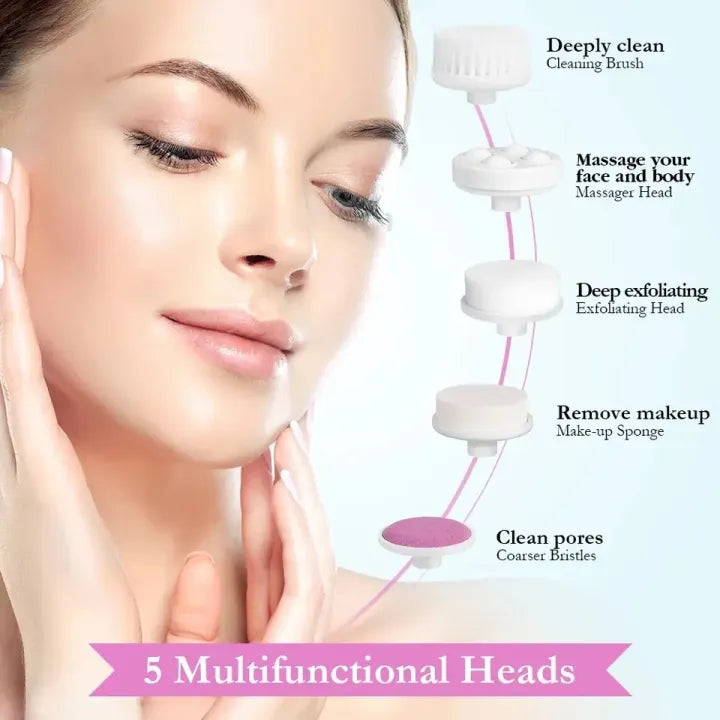 5 in 1 Facial Electric Cleanser and Massager