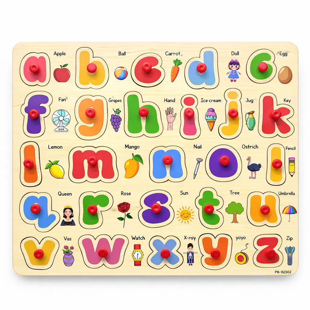 Wooden Montessori Interactive Peg Puzzle Sorting Boards