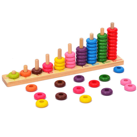 Wooden Montessori Counting Rack Abacus