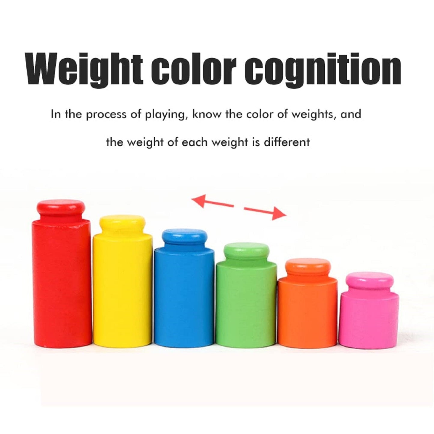 Wooden Montessori Weight Measuring & Balancing Scale