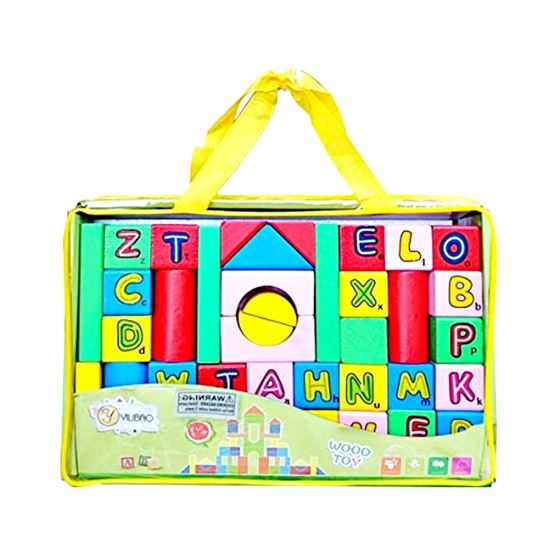 Wooden Multicolor Interactive Blocks